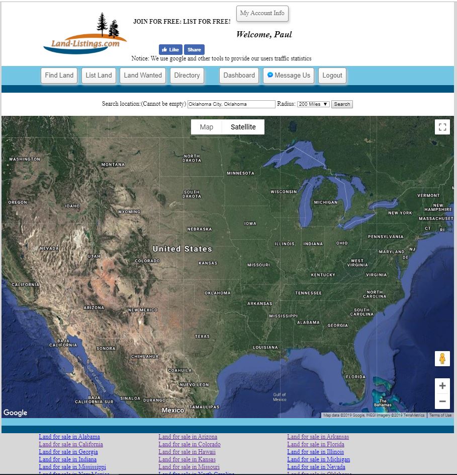 land-listings.com Property locator Listed on Land-Listings.com